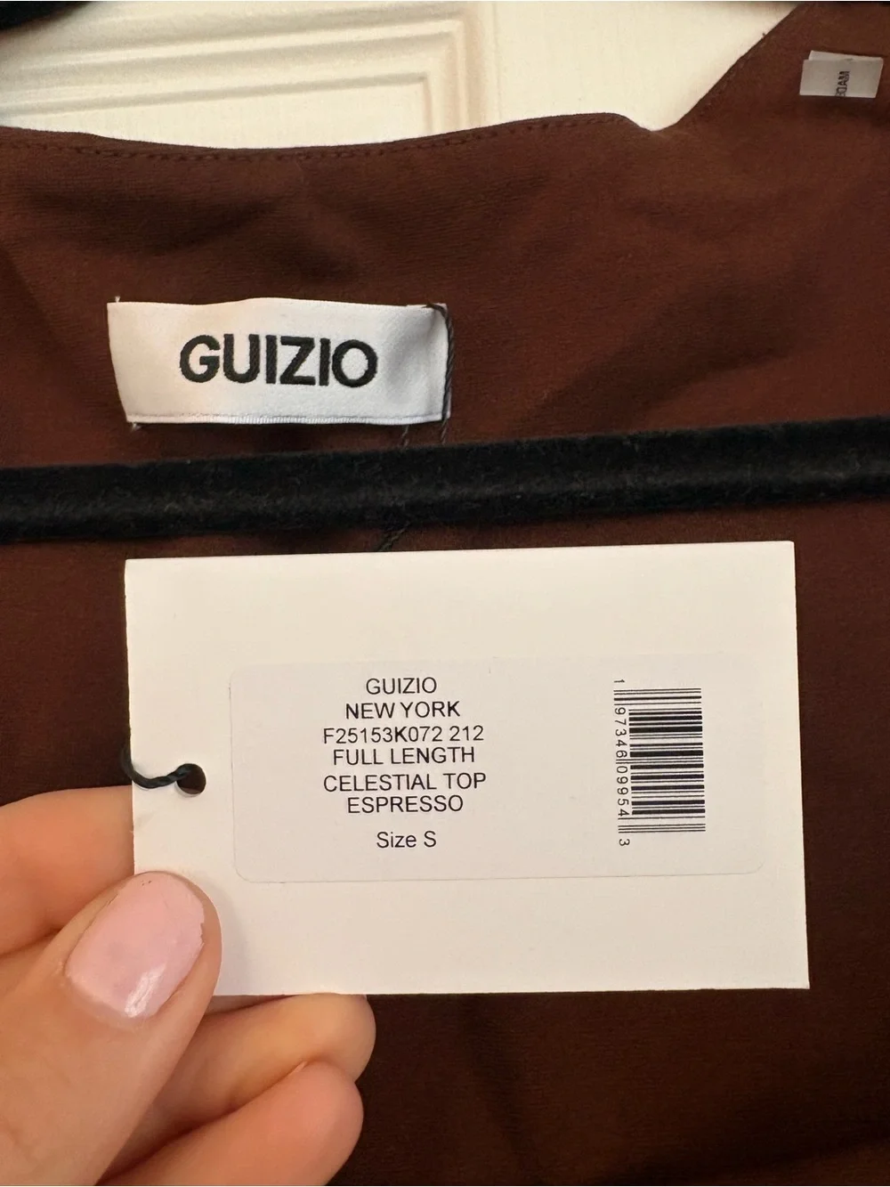 Guzio Brown Square-Neck Tank Top - Picture 3 of 4